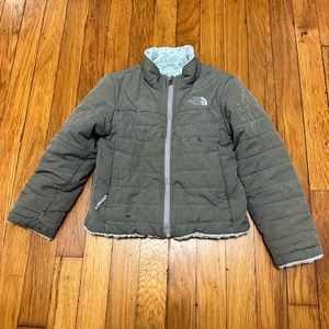 The north face girls, sweater reversible size xs